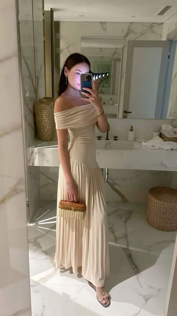 Solene Pleated Maxi Dress by SIENA - image 3
