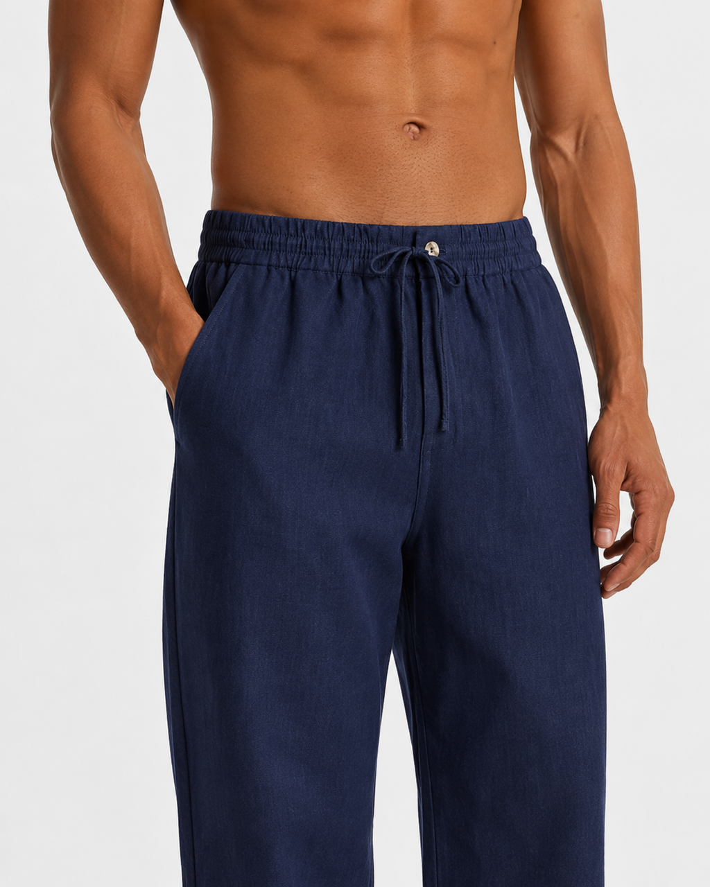 Mare Linen Pants Blue