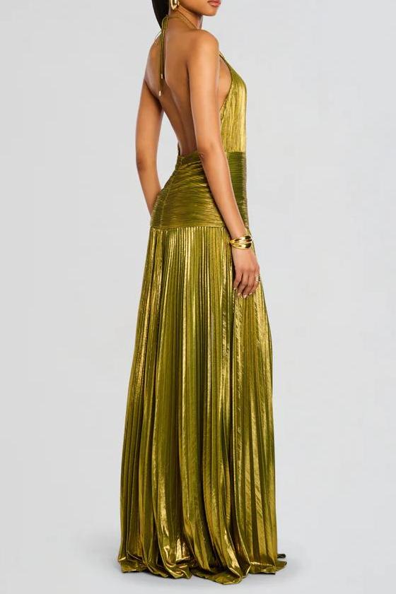Thalia Halter Maxi Dress by SIENA - image 5