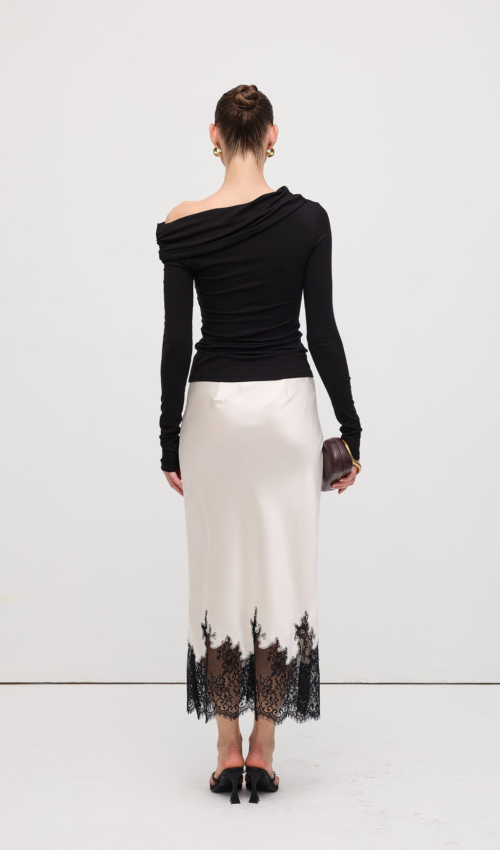 Lace Midi Skirt by SIENA - image 2