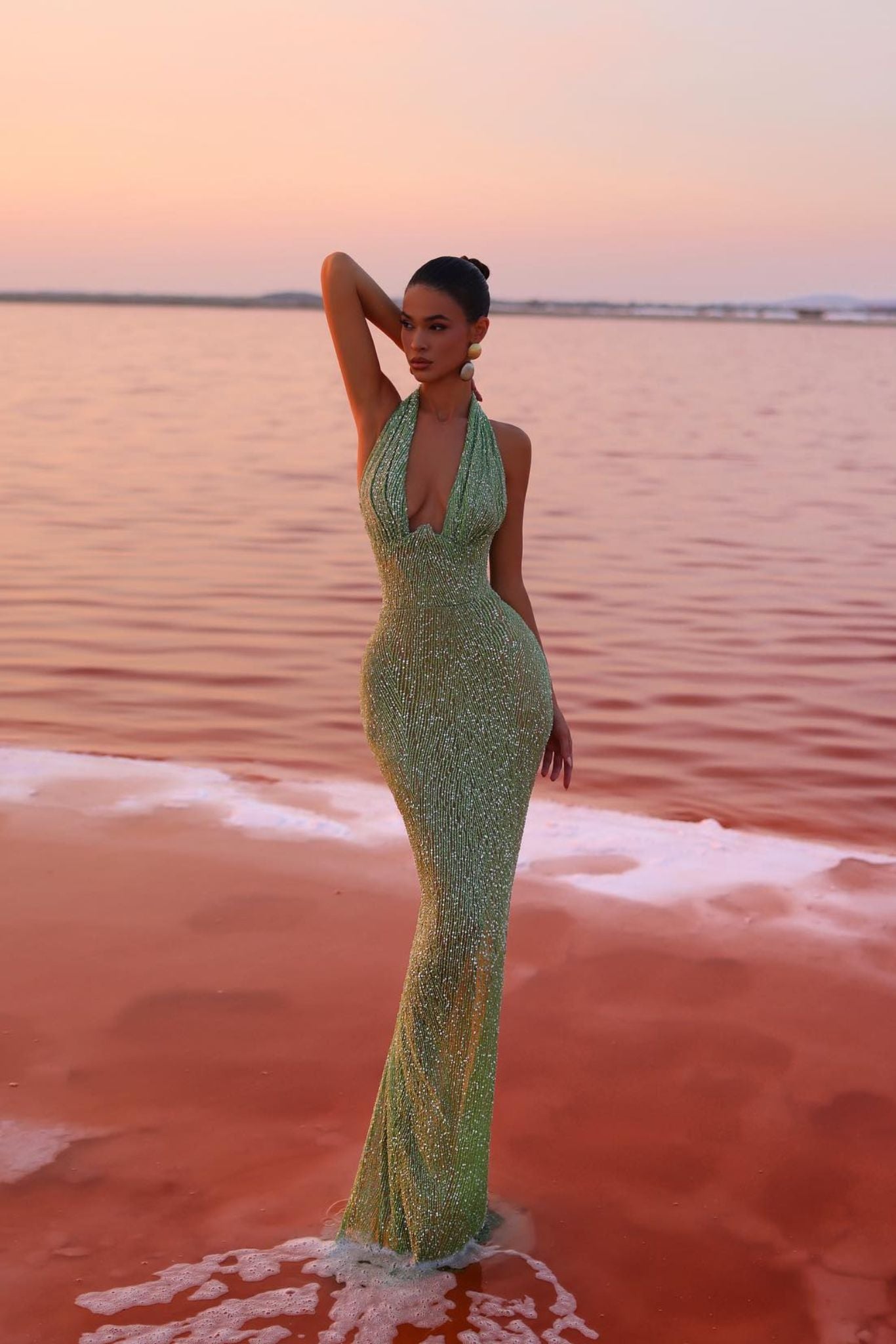 Zaira Halter Maxi Dress by SIENA - image 6