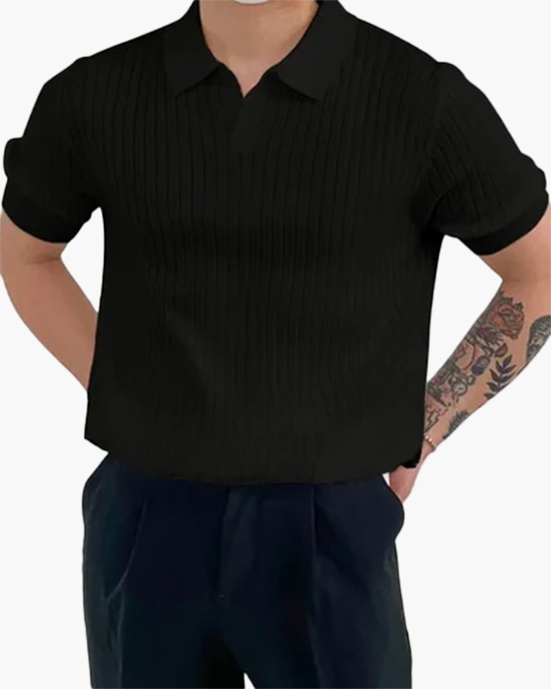 Florence Ribbed Cotton Polo