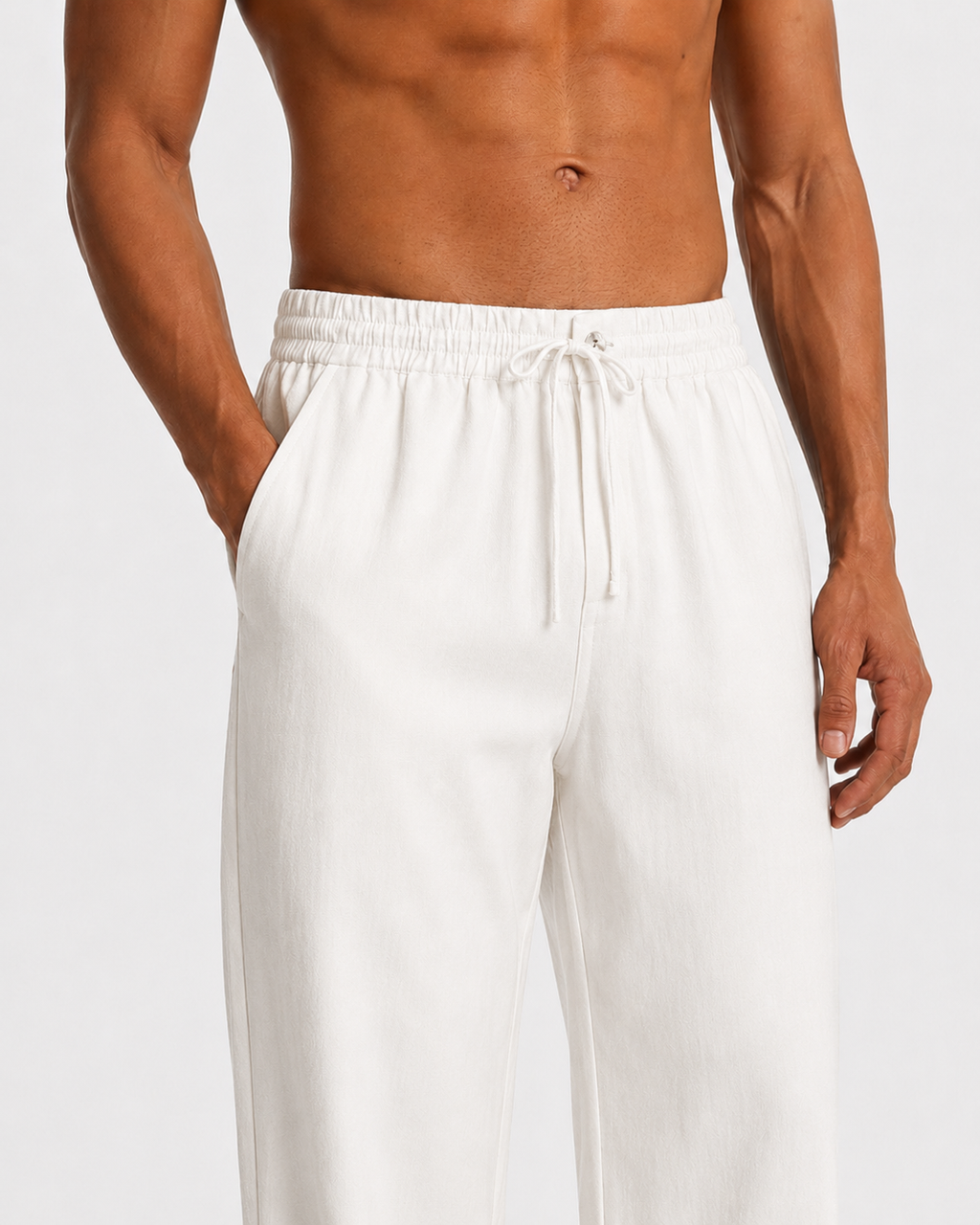 Mare Linen Pants White