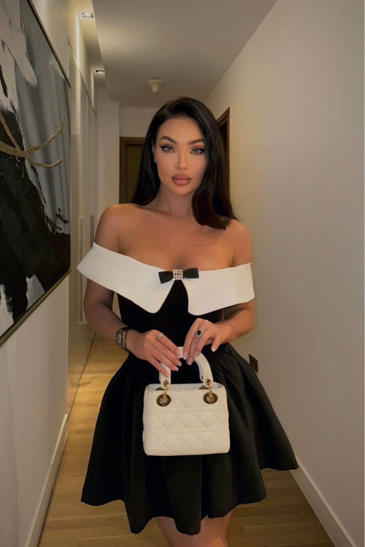 Penelope Crystal Mini Dress by SIENA - image 3