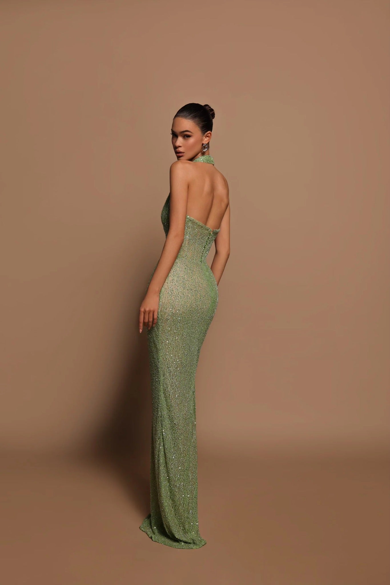 Zaira Halter Maxi Dress by SIENA - image 3