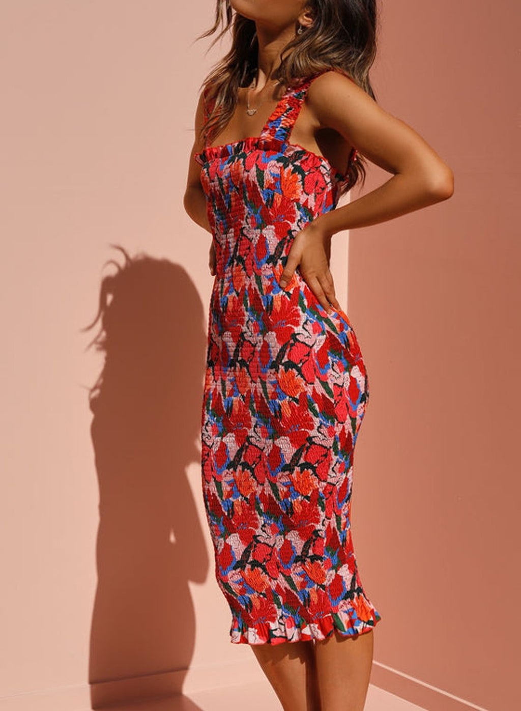 Tropikal Floral Midi Dress by SIENA - image 2