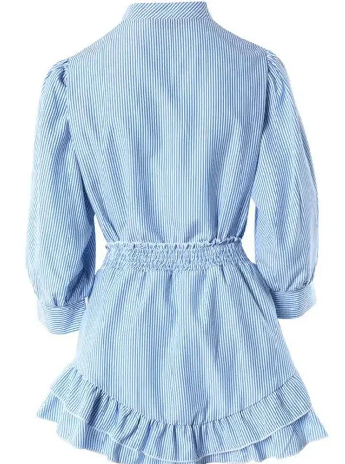 Striped Buttoned Skirt Set by SIENA - image 4