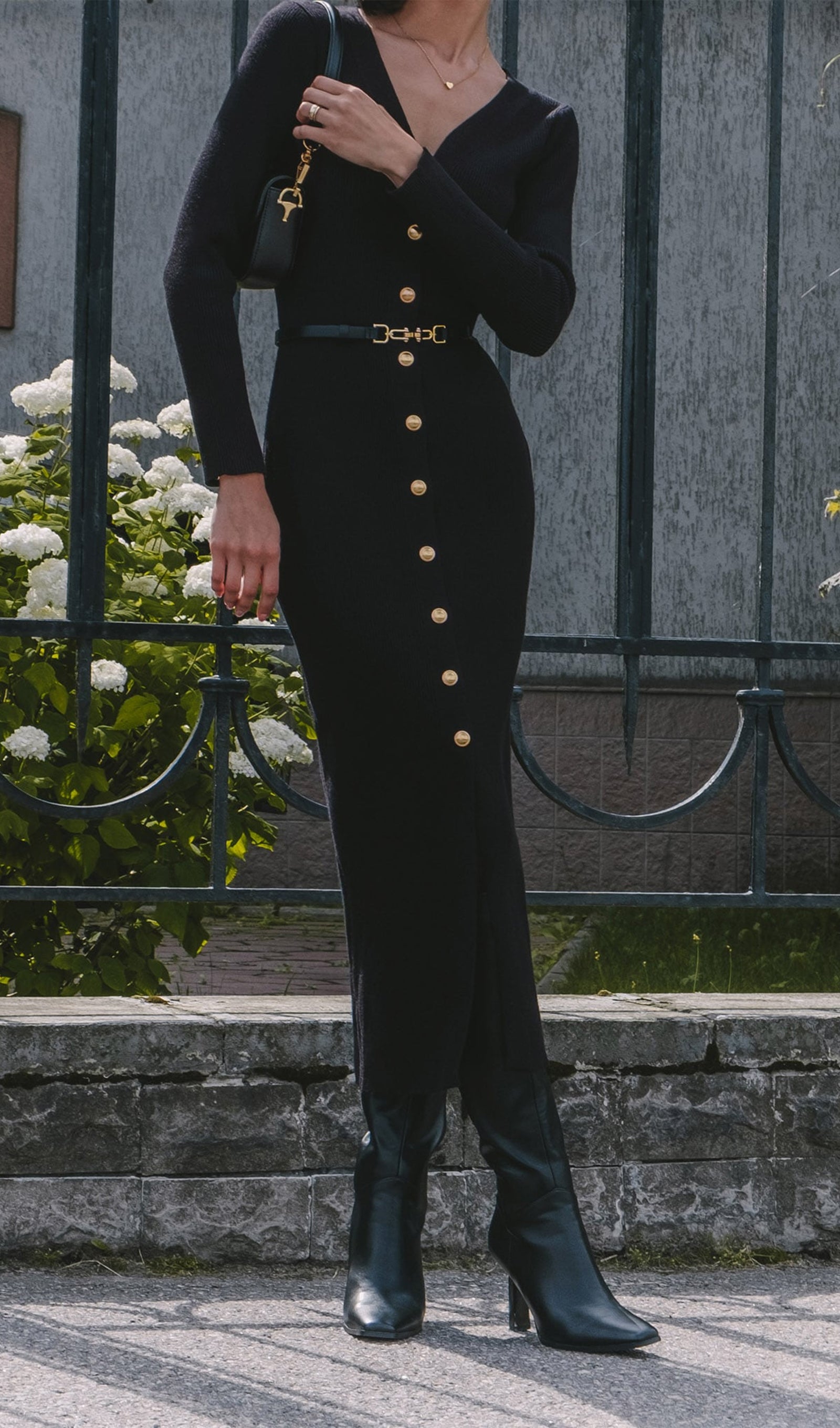 Orme Knit Midi Dress by SIENA - image 4