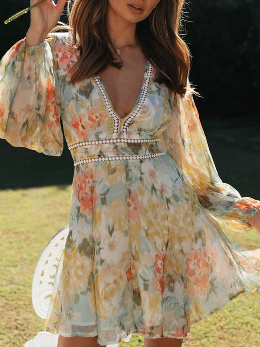 Floral Mini Dress by SIENA
