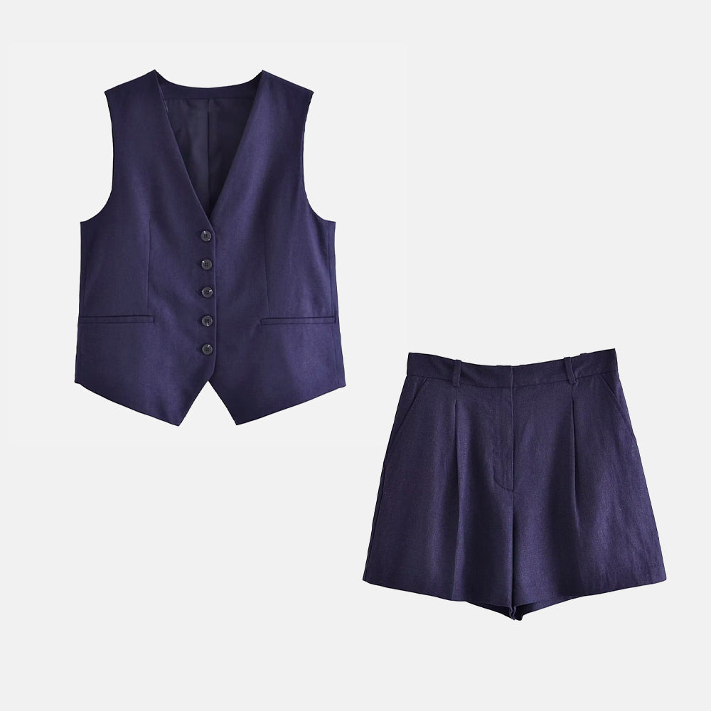 Scan Linen Shorts Set by SIENA - image 3