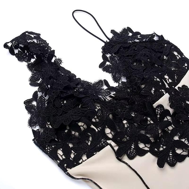 Laceluna Asymmetric Lace Dress by SIENA - image 9