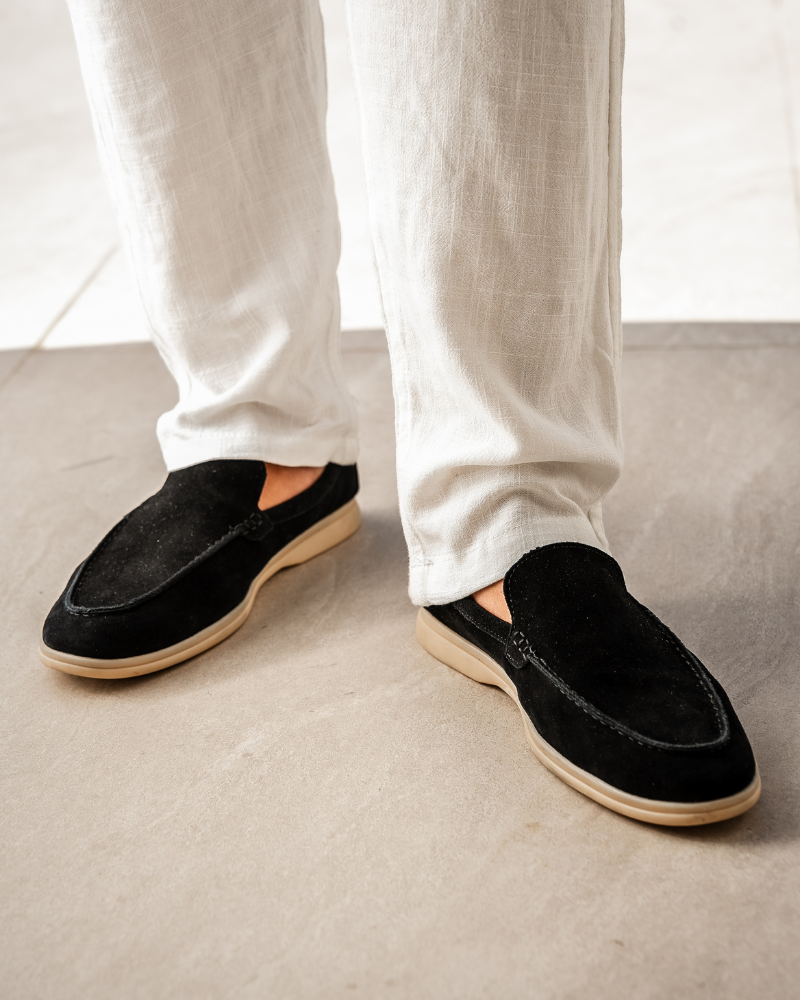 Suede Loafers