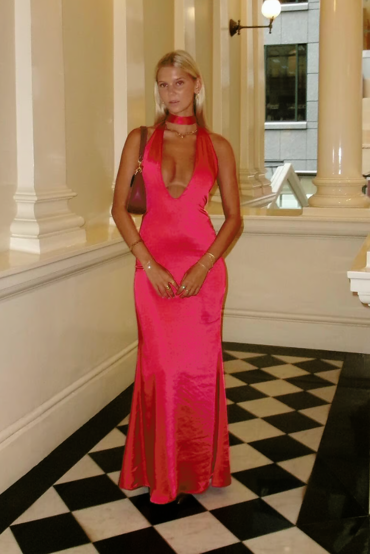 Karolina Satin Maxi Dress by SIENA - image 2