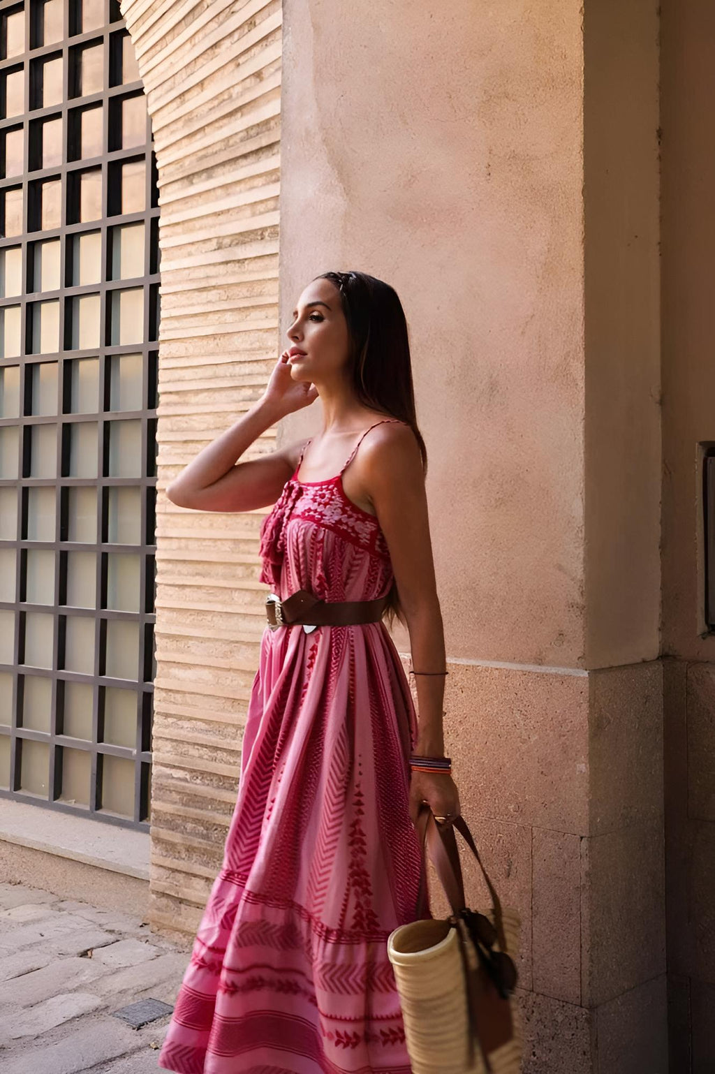 Etnik Printed Maxi Dress by SIENA