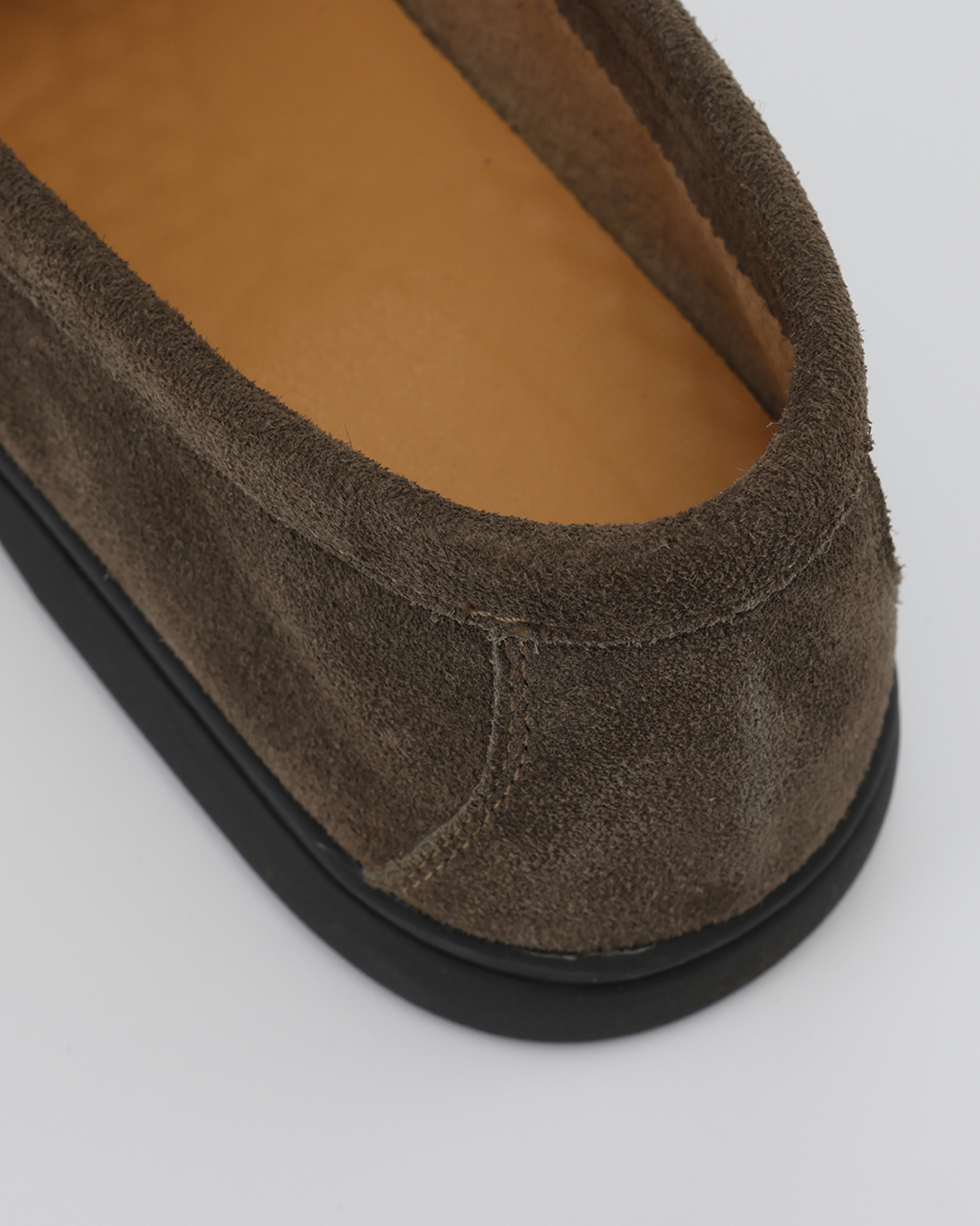 Suede Loafers Black Soles