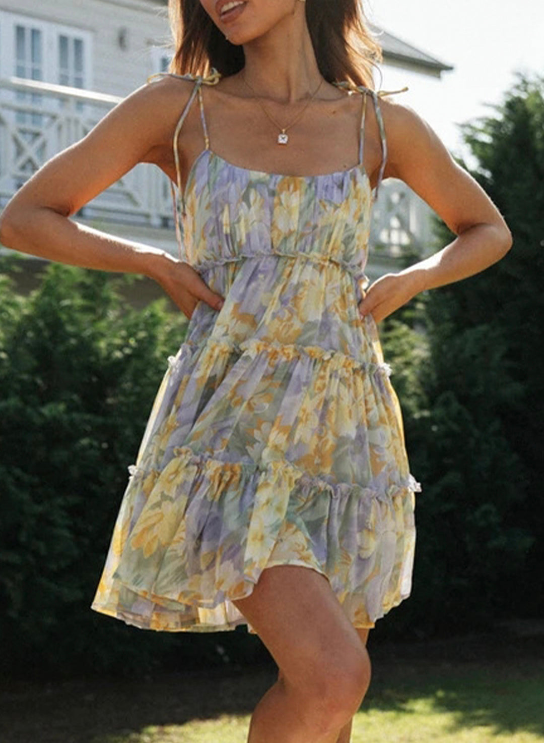 Amazing Floral Mini Dress by SIENA