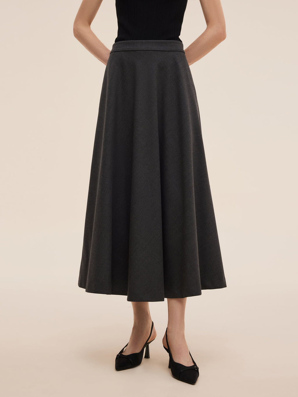 Worsted A-Line Skirt by SIENA