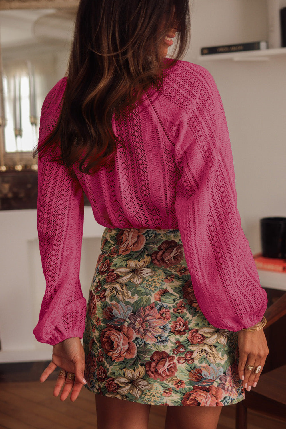 Rose Lace Shirt by SIENA - image 2