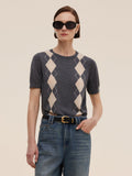 Printed Knit Top by SIENA
