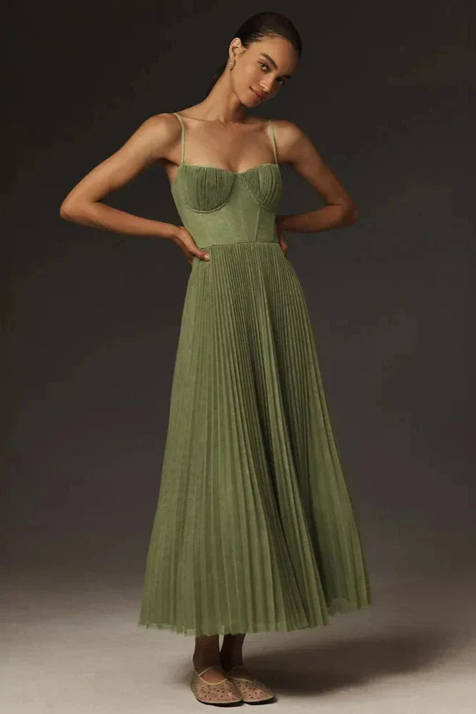 Corset Midi Dress by SIENA