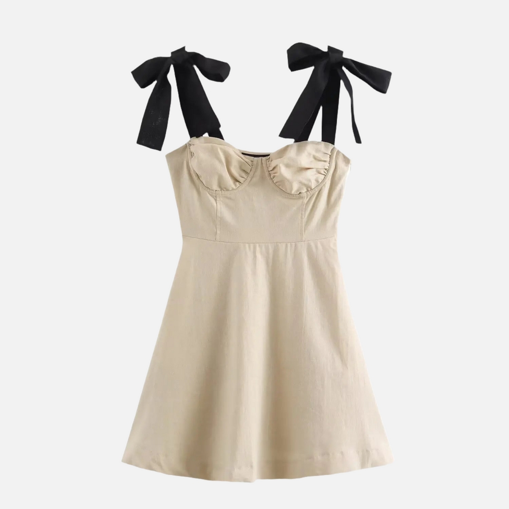 Zaphira Linen Mini Dress by SIENA