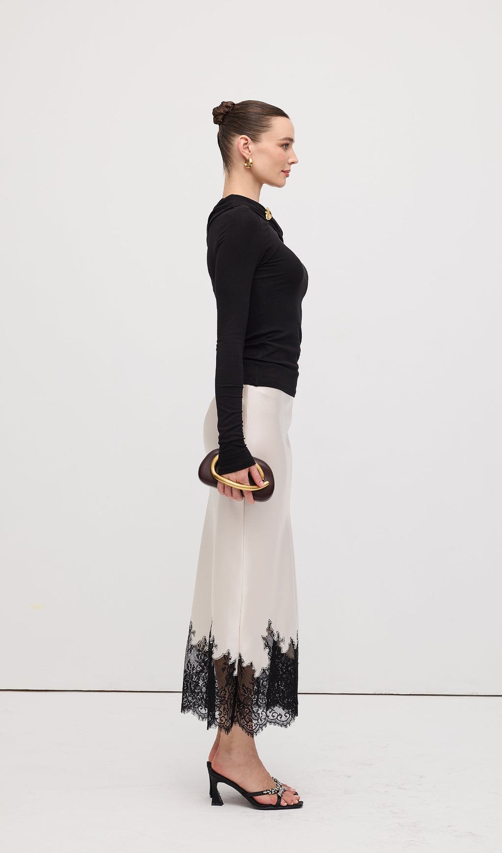 Lace Midi Skirt by SIENA - image 9