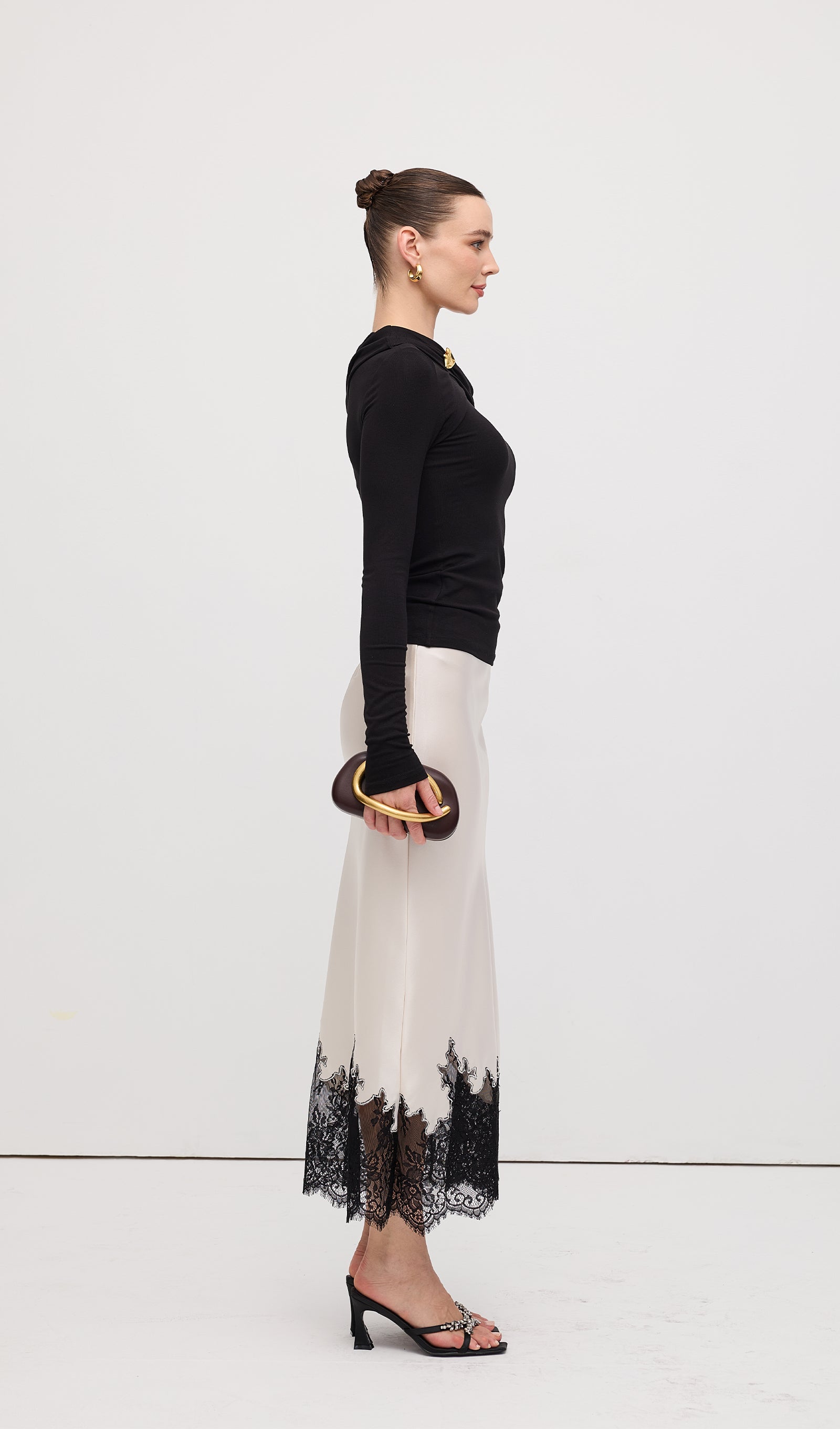 Lace Midi Skirt by SIENA - image 9