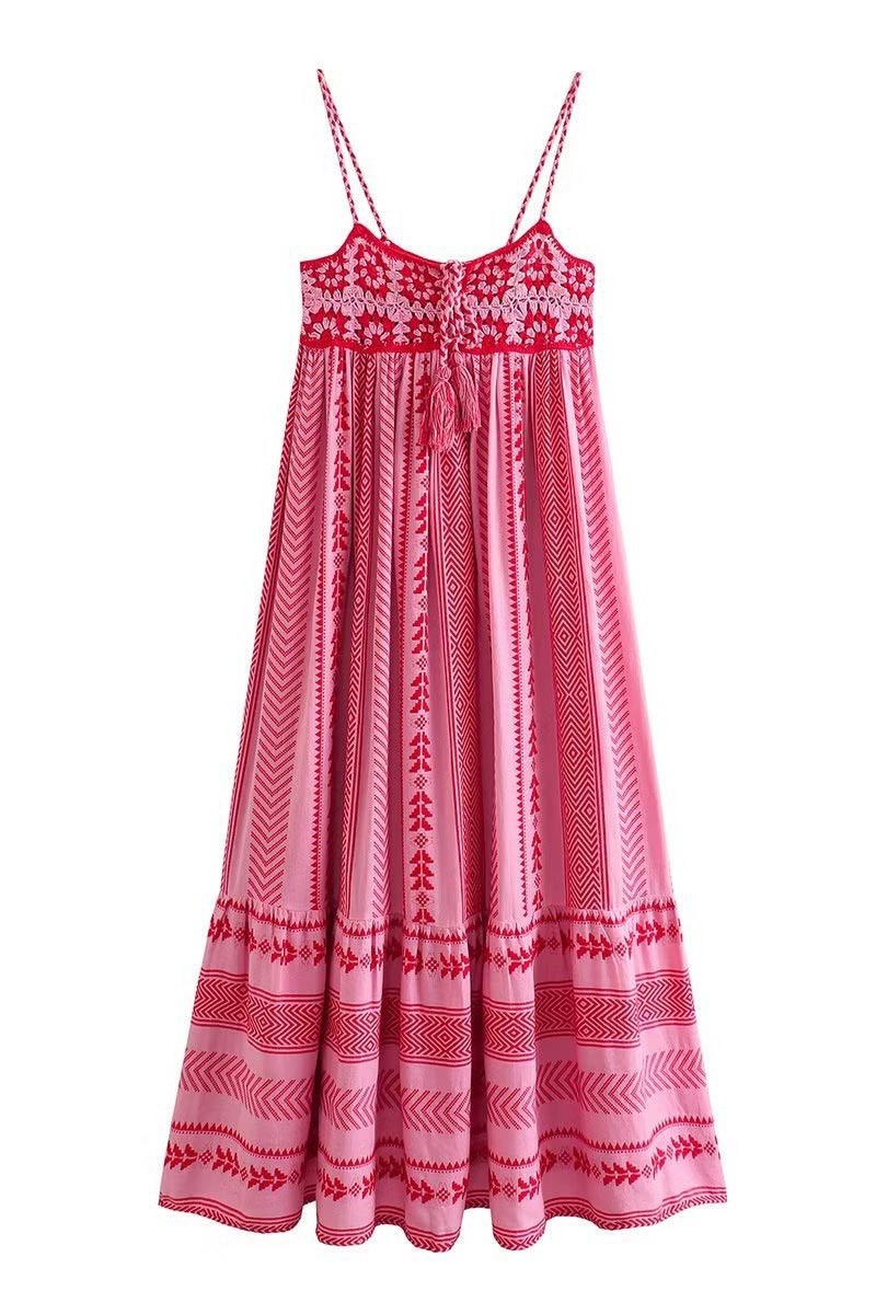 Etnik Printed Maxi Dress by SIENA - image 4