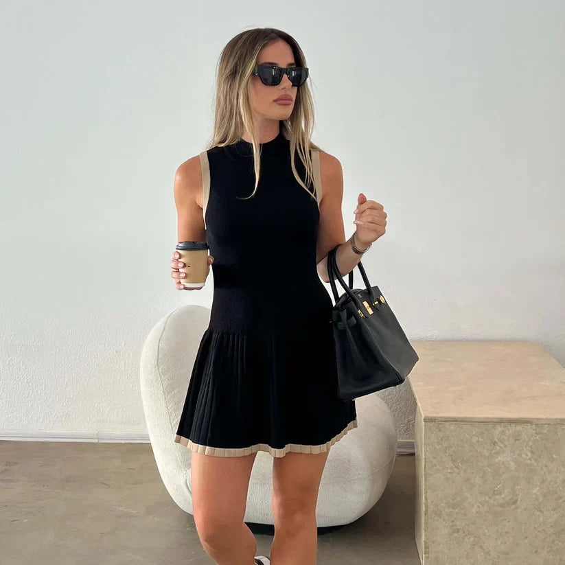 Nina Pleated Mini Dress by SIENA - image 5