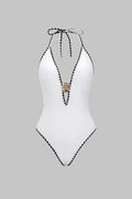 Halter Gold One-Piece Swimsuit by SIENA - image 2
