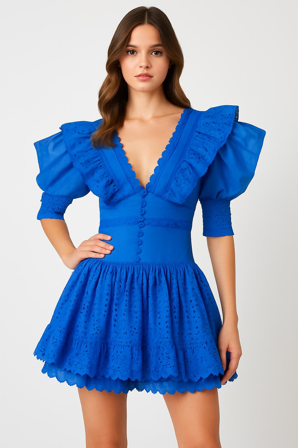 Eloise High Waist Mini Dress by SIENA