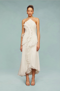 Anabella Halter Midi Dress by SIENA