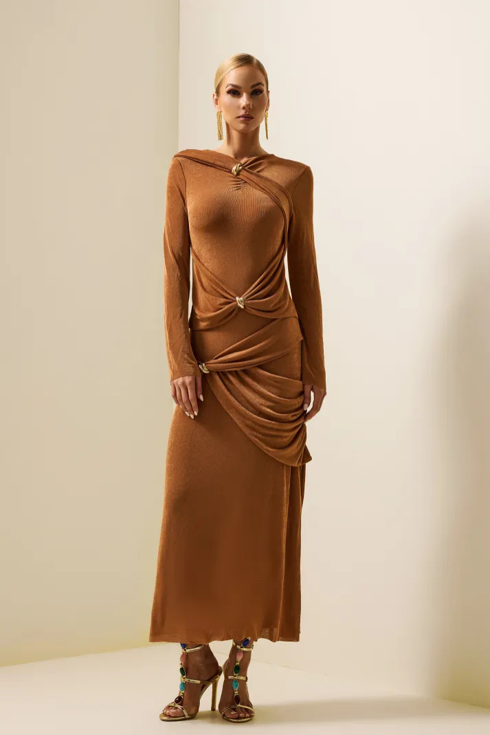 Diandra Asymmetric Midi Dress by SIENA - image 2