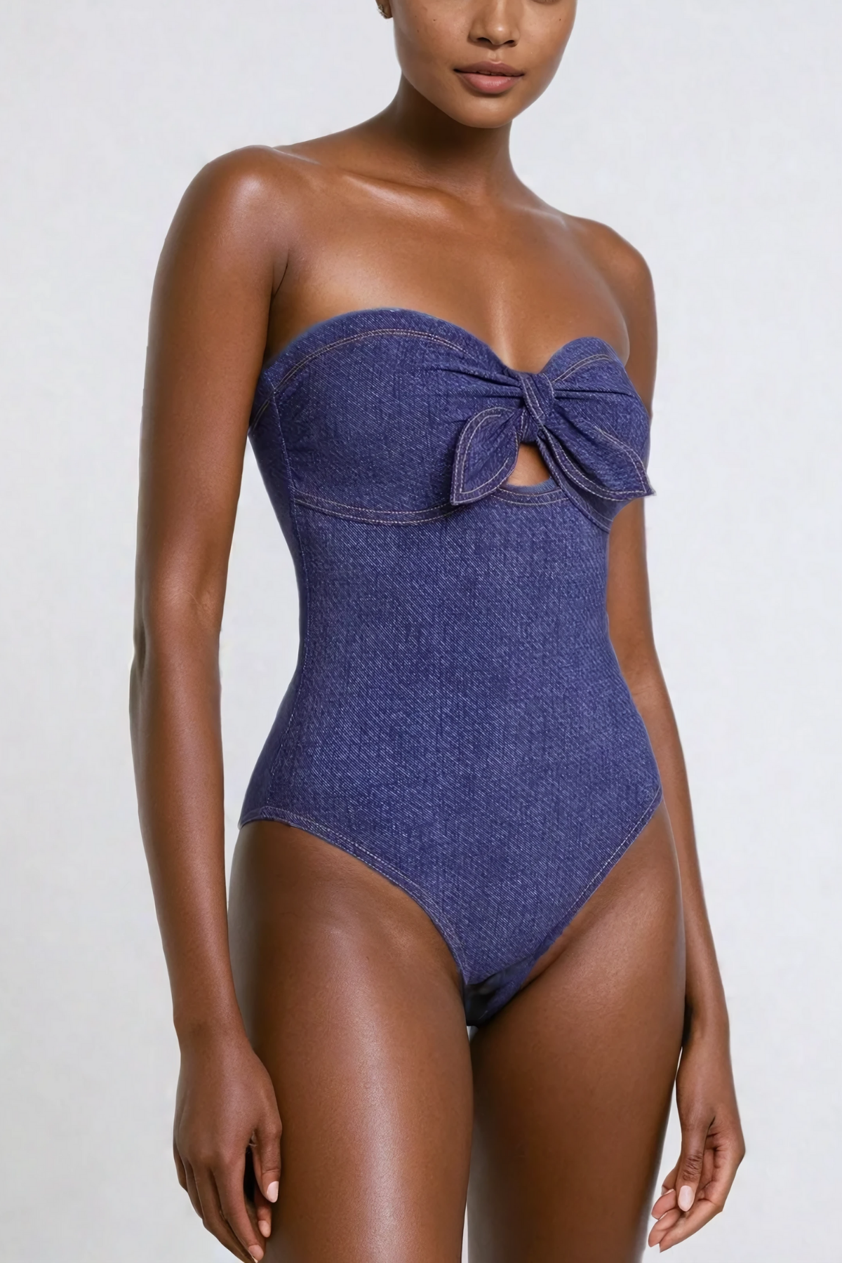 Strapless Bow One-Piece Swimsuit by SIENA - image 4