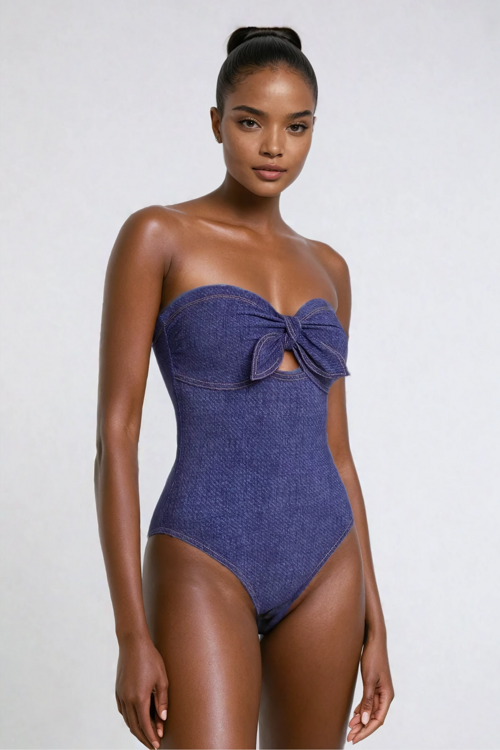Strapless Bow One-Piece Swimsuit by SIENA - image 2