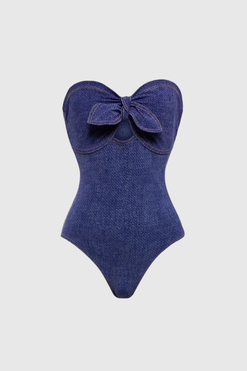 Strapless Bow One-Piece Swimsuit by SIENA - image 5
