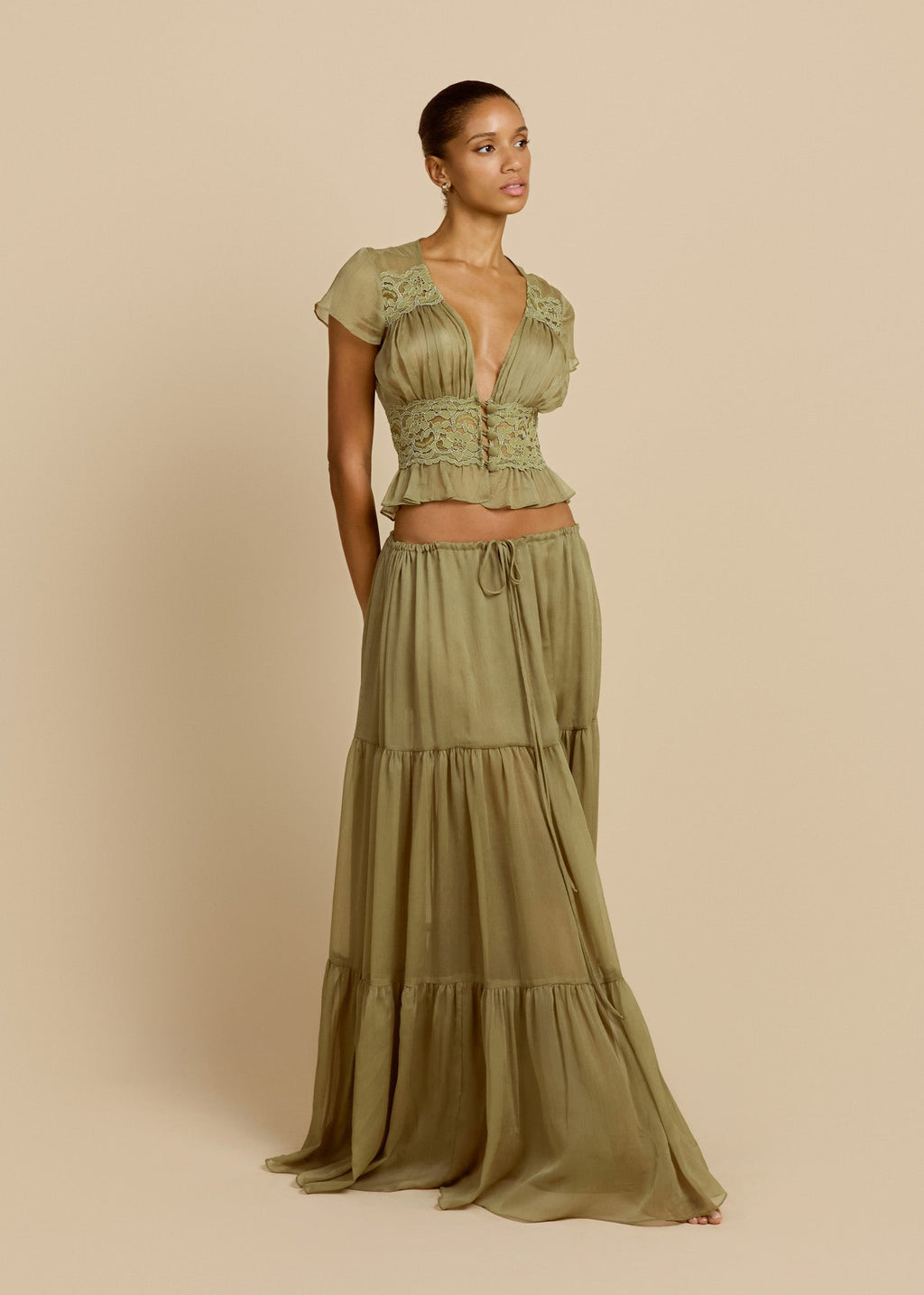 Yuksek High Waist Skirt Set by SIENA - image 4