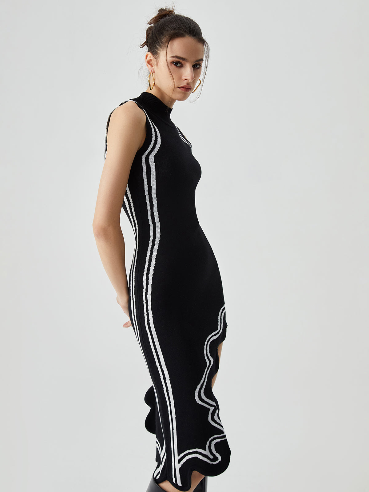 Ailith Asymmetric Midi Dress by SIENA - image 6