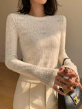 Transparan Floral Knit Top by SIENA