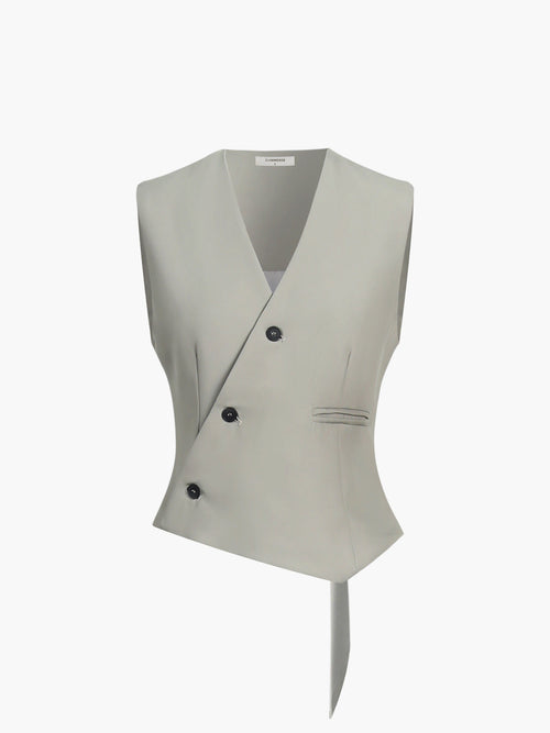 Asymmetrical Asymmetric Vest Top by SIENA