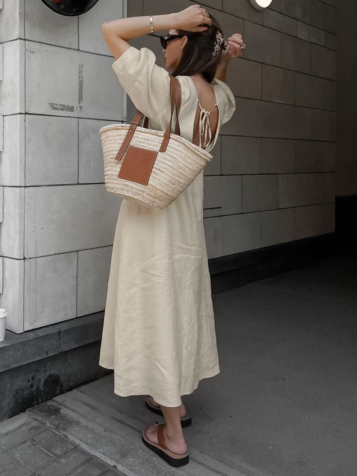 Yiwu Linen Maxi Dress by SIENA - image 3