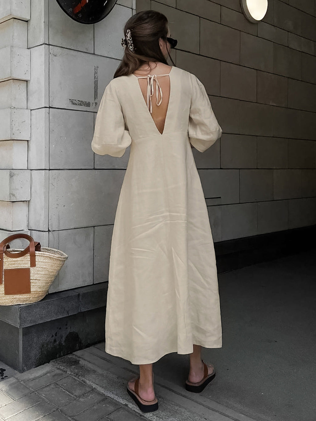 Yiwu Linen Maxi Dress by SIENA - image 4