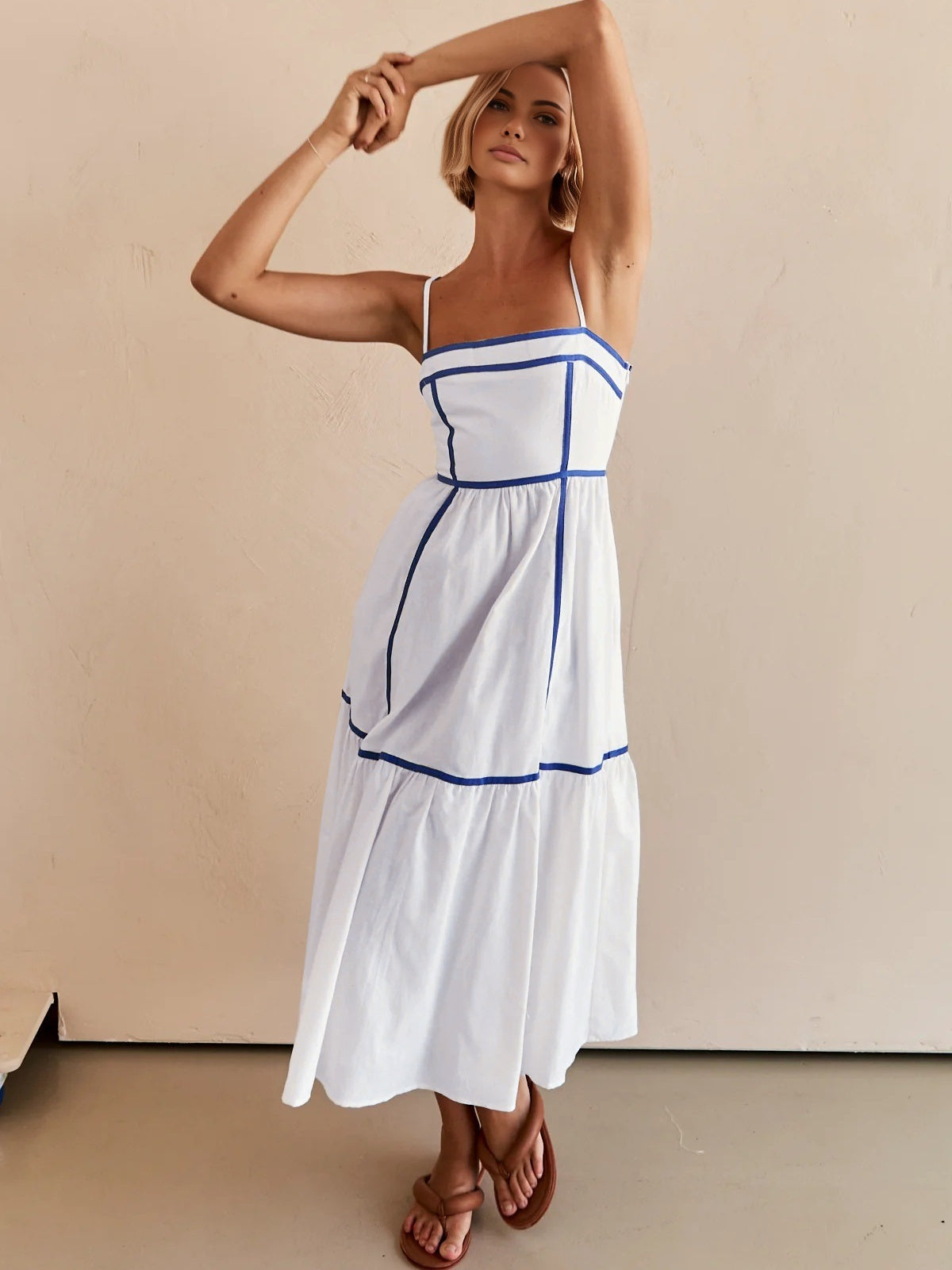 Contrast Midi Dress by SIENA - image 2