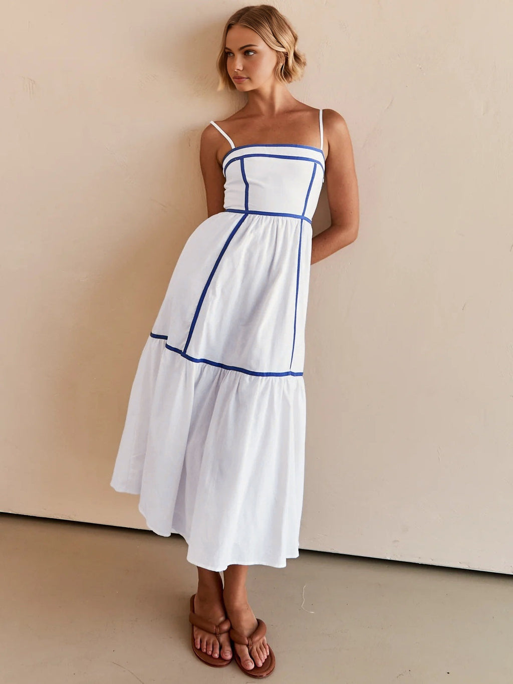 Contrast Midi Dress by SIENA - image 3
