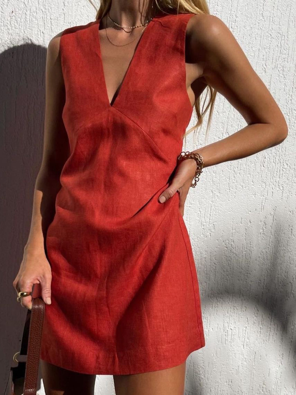 Syra Linen Dress by SIENA - image 2