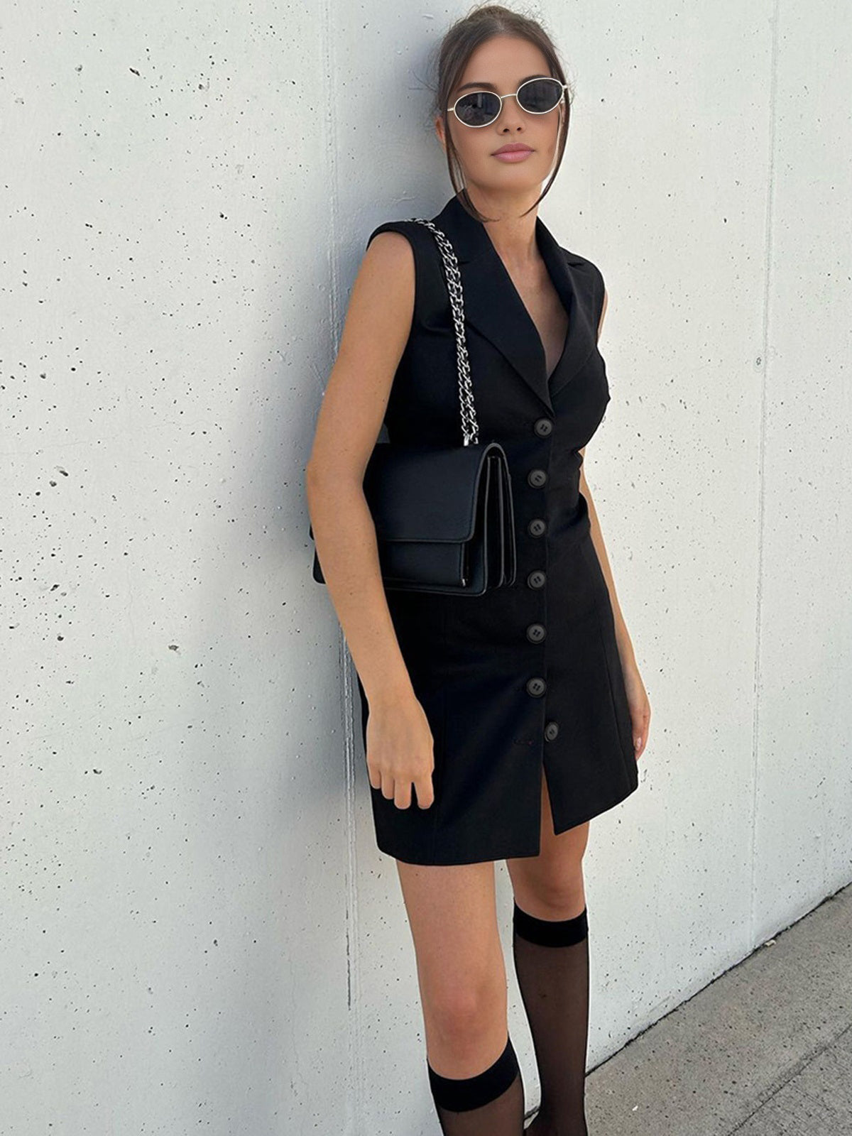 Button Buttoned Dress by SIENA - image 5