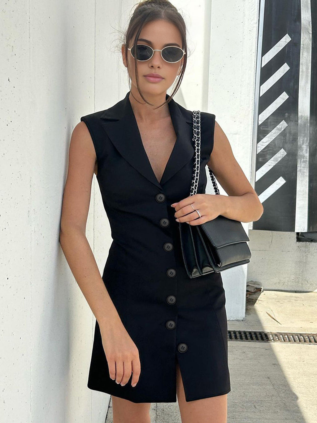 Button Buttoned Dress by SIENA - image 4