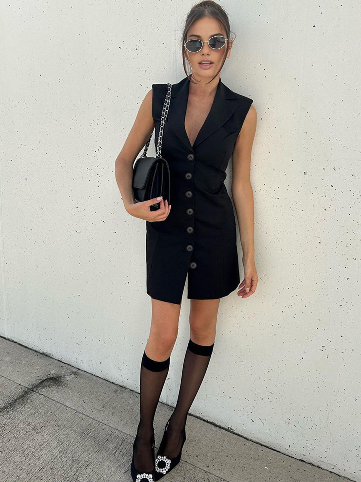 Button Buttoned Dress by SIENA - image 3