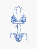 Printed Halter Bikini Set by SIENA