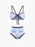Floral Printed Bikini Set by SIENA